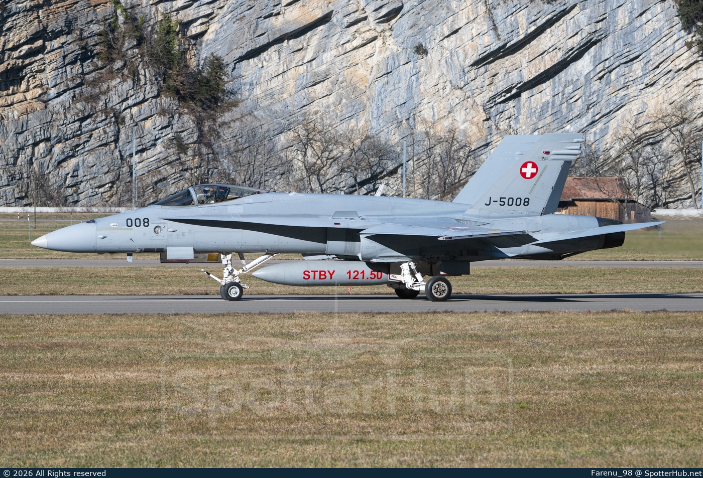 Photo of J-5008 - McDonnell Douglas F/A-18C Hornet operated by Swiss Air Force