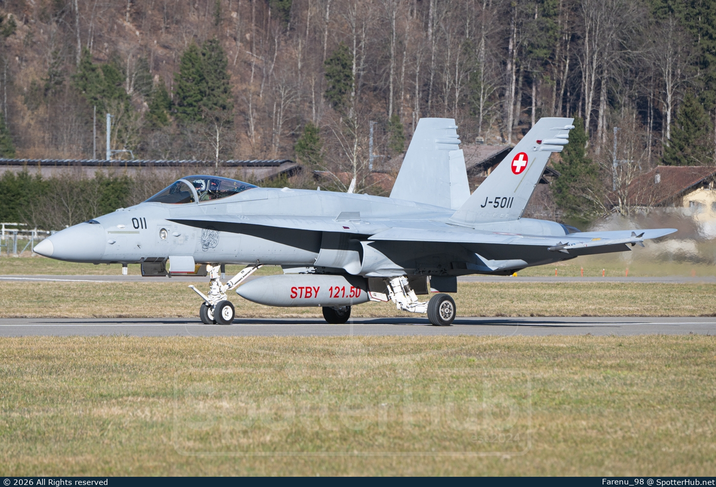 Photo of J-5011 - McDonnell Douglas F/A-18C Hornet operated by Swiss Air Force