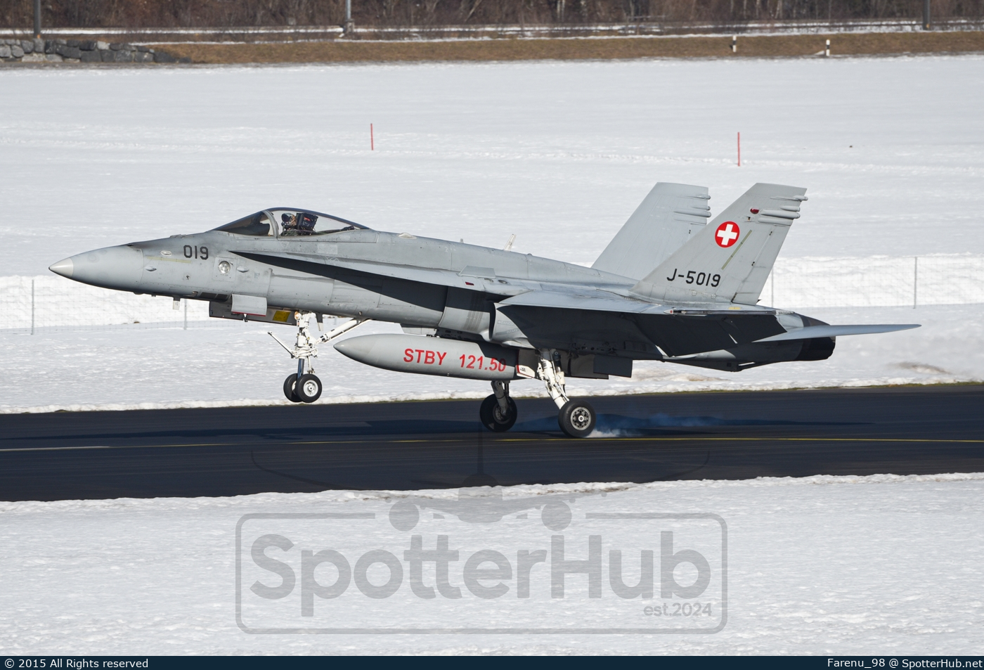 Photo of J-5019 - McDonnell Douglas F/A-18C Hornet operated by Swiss Air Force