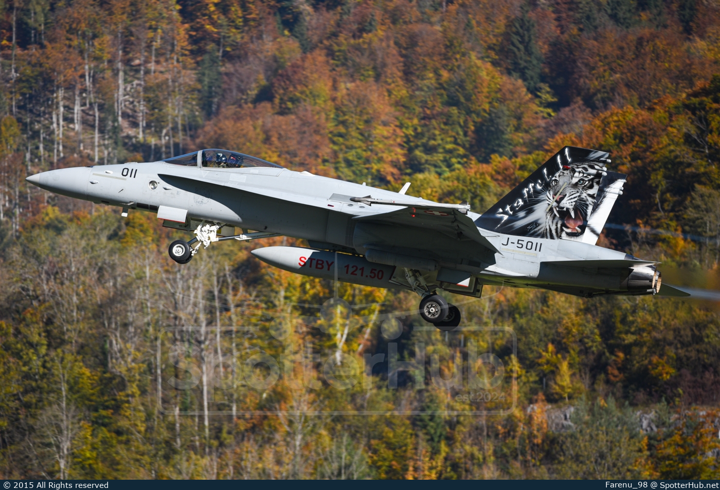 Photo of J-5011 - McDonnell Douglas F/A-18C Hornet operated by Swiss Air Force