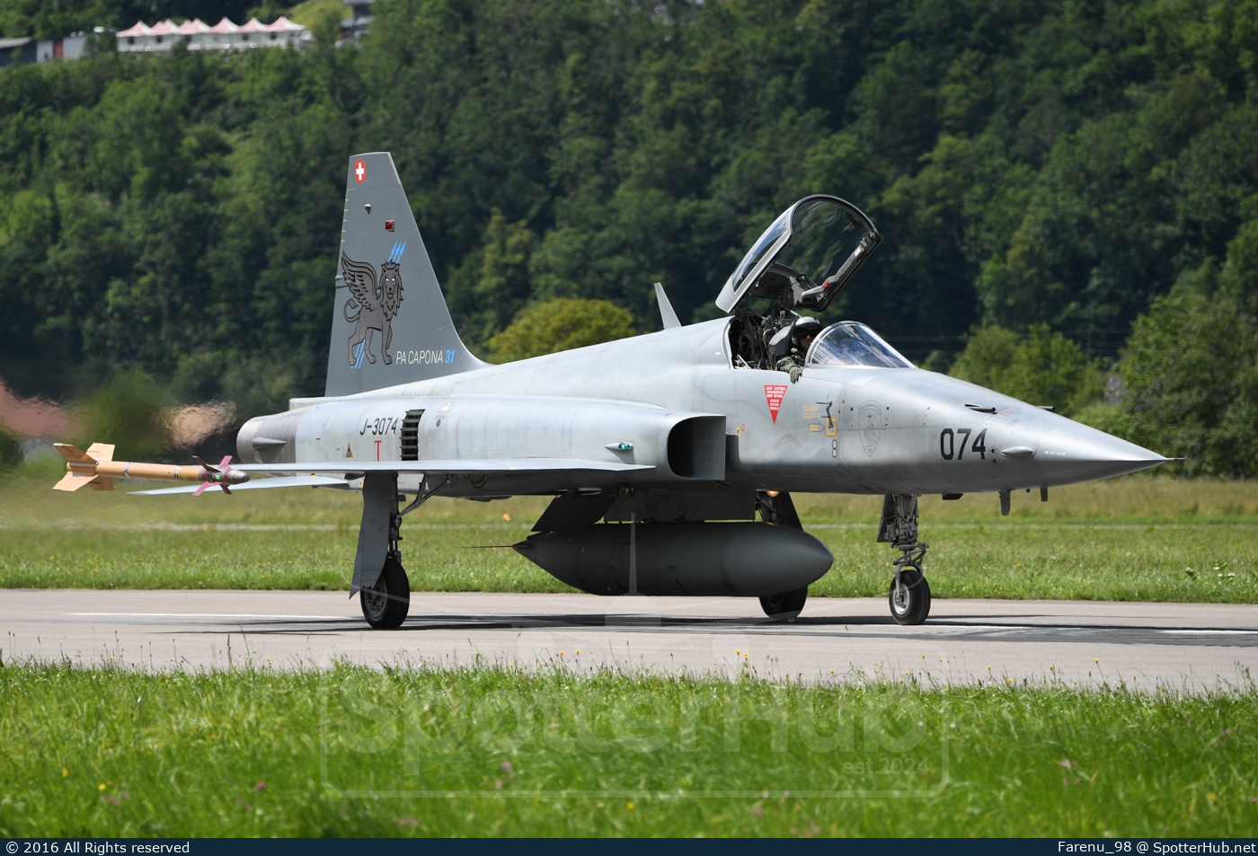 Photo of J-3074 - Northrop F-5E Tiger II operated by Swiss Air Force