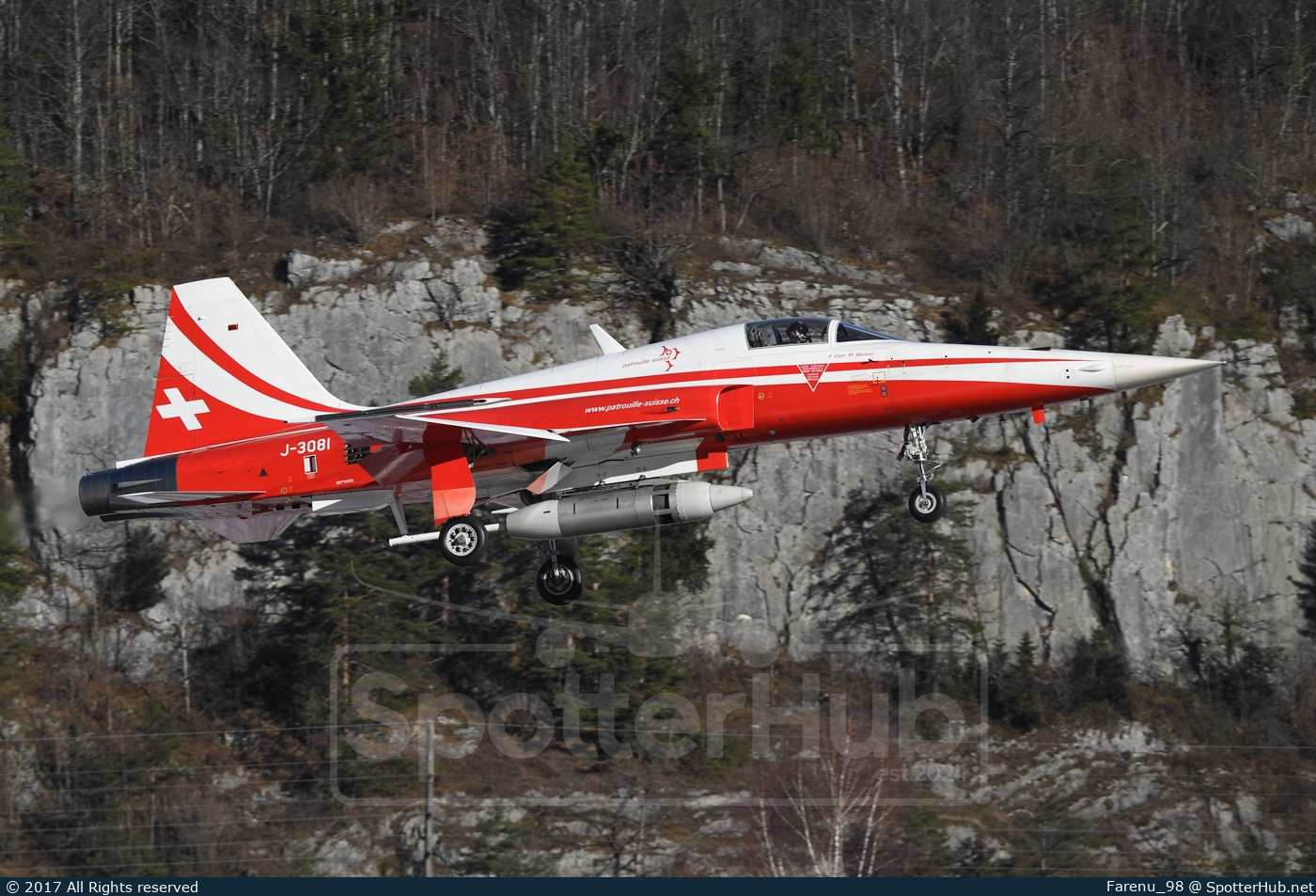 Photo of J-3081 - Northrop F-5E Tiger II operated by Swiss Air Force