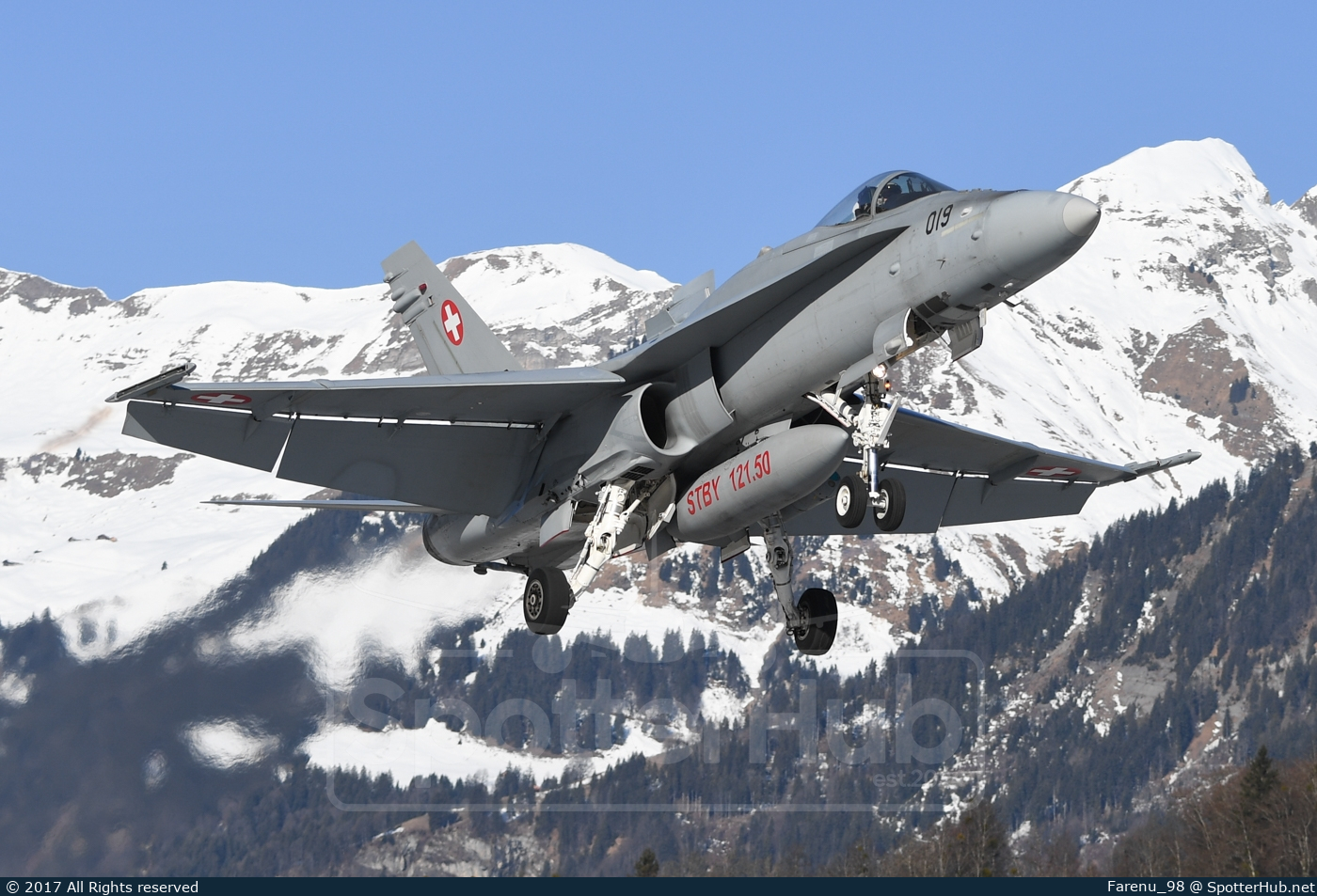 Photo of J-5019 - McDonnell Douglas F/A-18C Hornet operated by Swiss Air Force