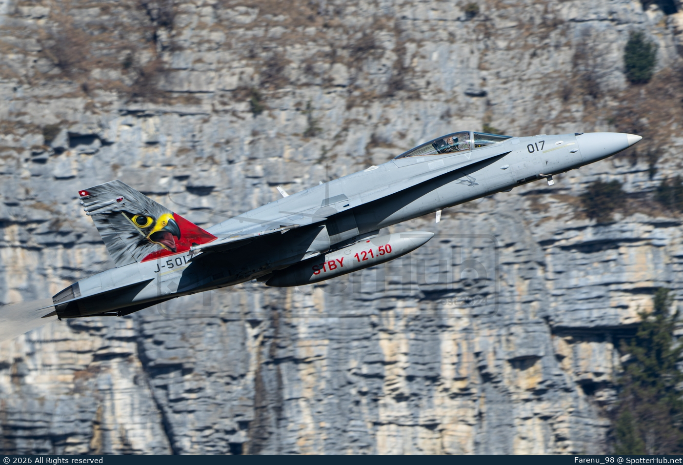 Photo of J-5017 - McDonnell Douglas F/A-18C Hornet operated by Swiss Air Force