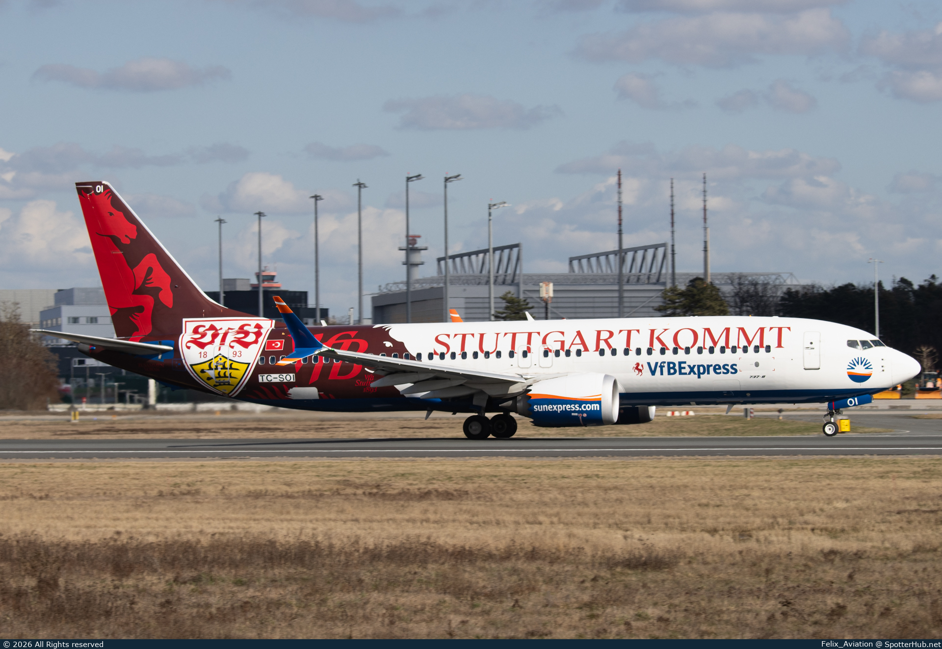 Photo of TC-SOI - Boeing 737 MAX 8 operated by SunExpress