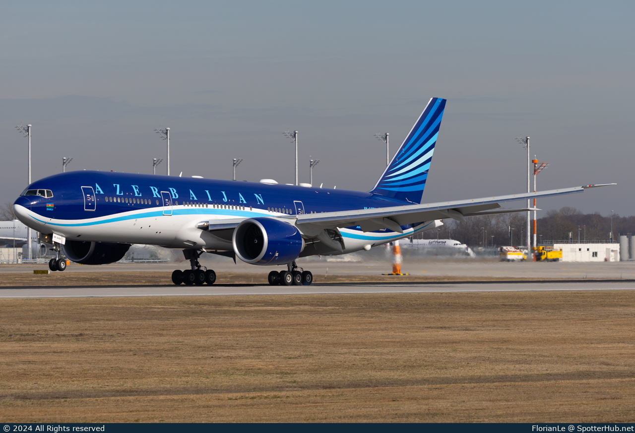 Photo of 4K-AI001 - Boeing 777-200LR operated by Government of Azerbaijan