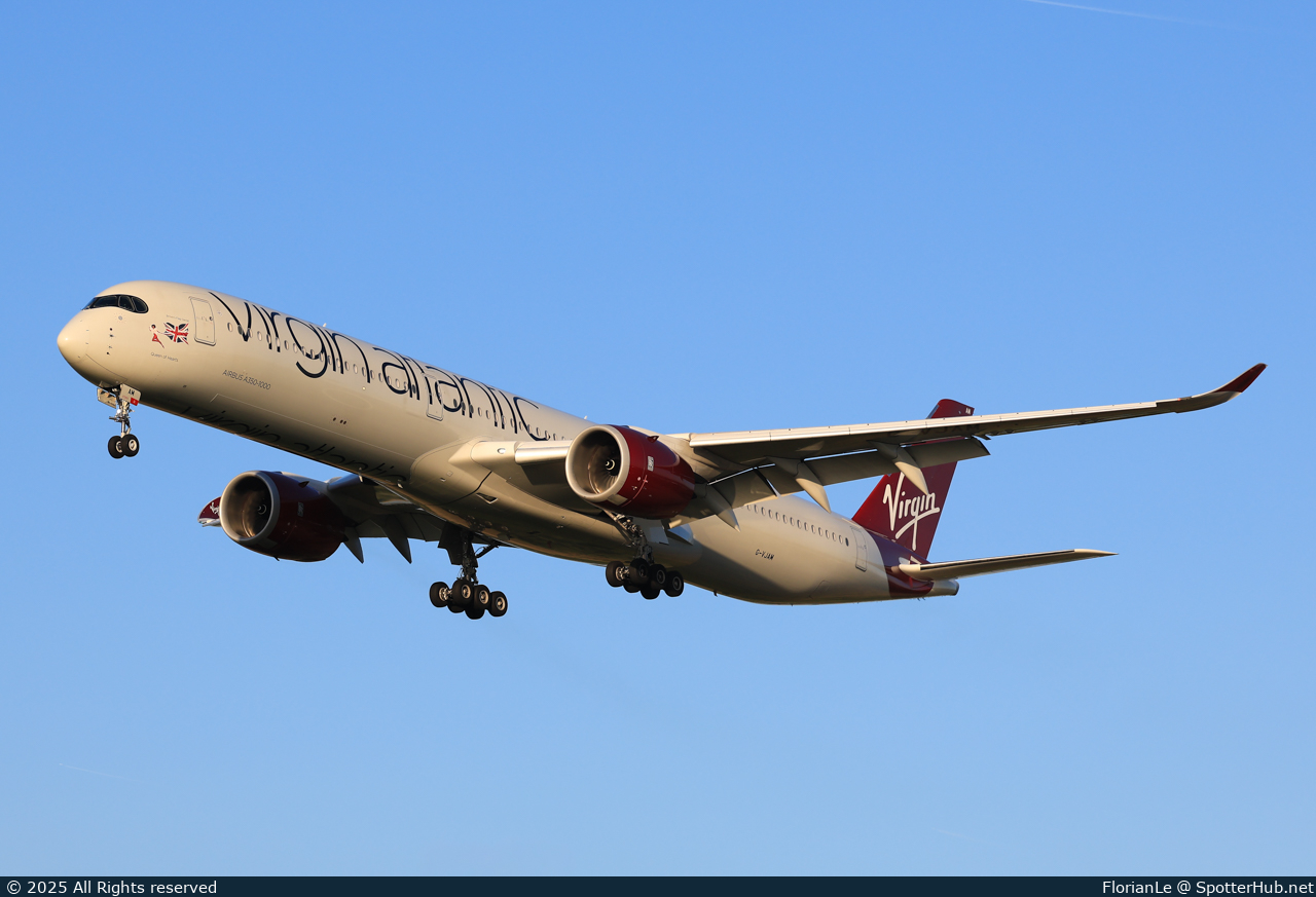 Photo of G-VJAM - Airbus A350-1041 operated by Virgin Atlantic Airways