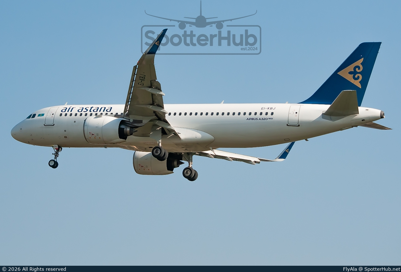 Photo of EI-KBJ - Airbus A320-271N operated by Air Astana