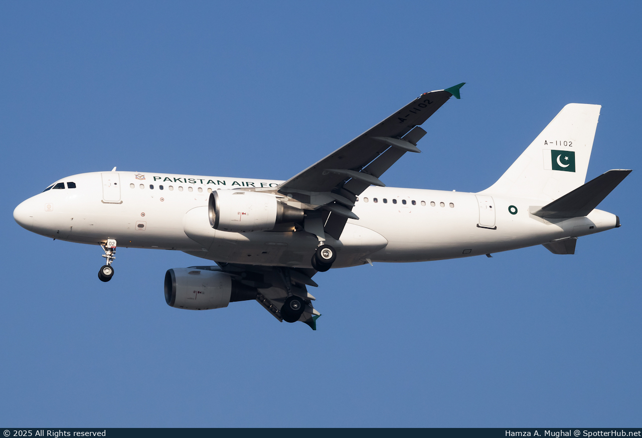 Photo of A-1102 - Airbus A319-112 at Islamabad International Airport