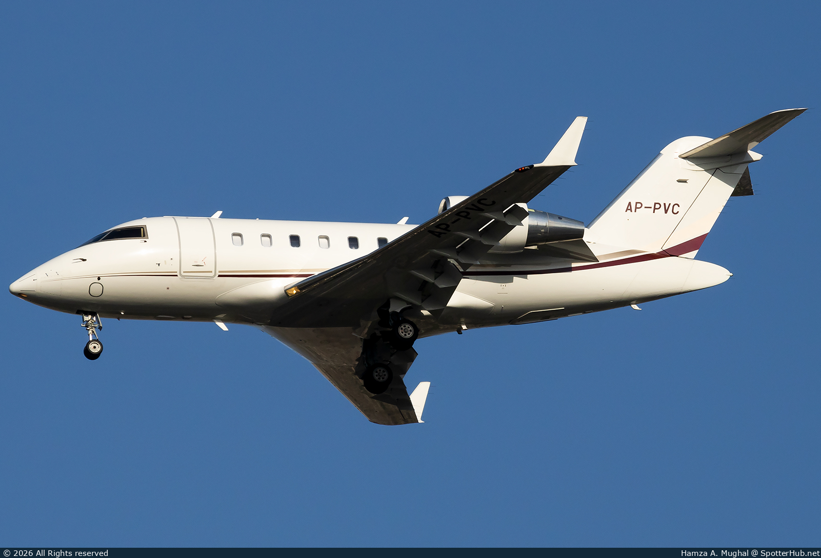 Photo of AP-PVC - Bombardier Challenger 605 operated by Private
