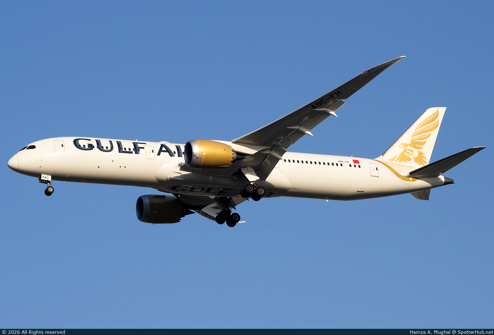 Photo of A9C-FH - Boeing 787-9 Dreamliner operated by Gulf Air