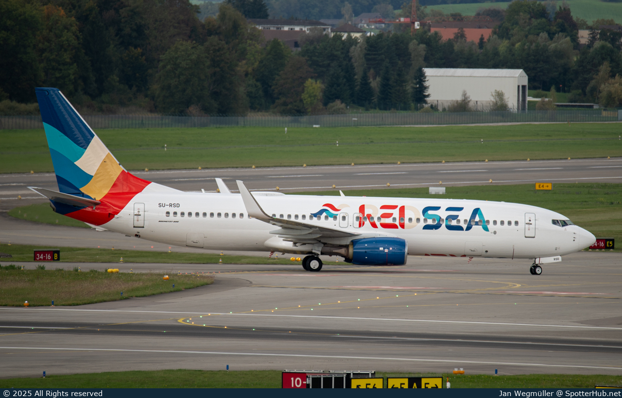 Photo of SU-RSD - Boeing 737-8EH operated by Red Sea Airlines
