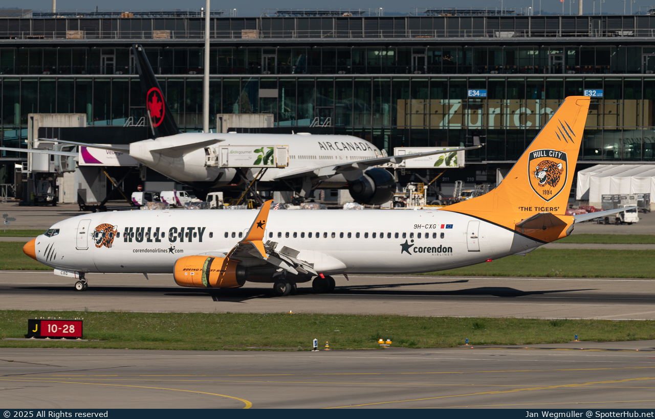 Photo of 9H-CXG - Boeing 737-8K5 operated by Corendon Airlines Europe