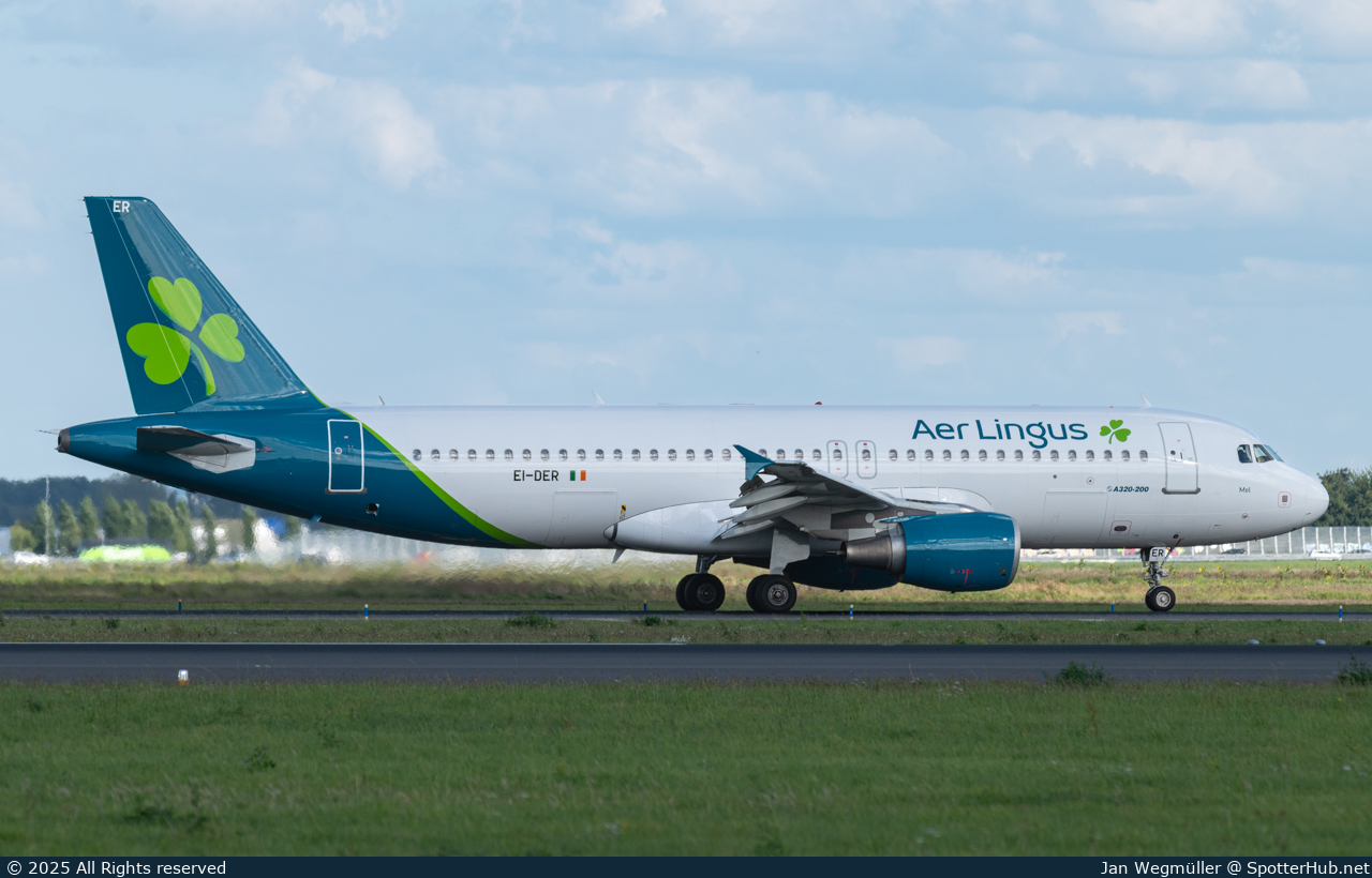 Photo of EI-DER - Airbus A320-214 operated by Aer Lingus