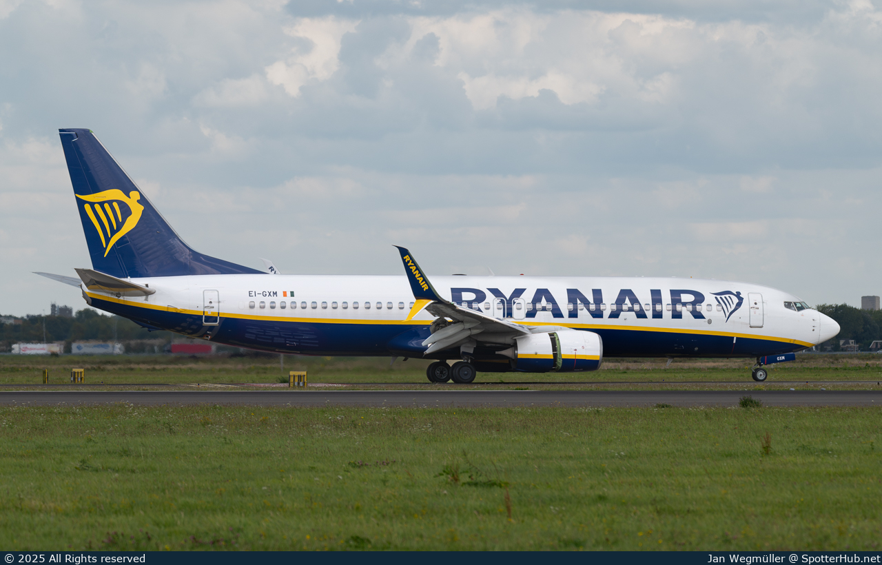 Photo of EI-GXM - Boeing 737-8AS operated by Ryanair