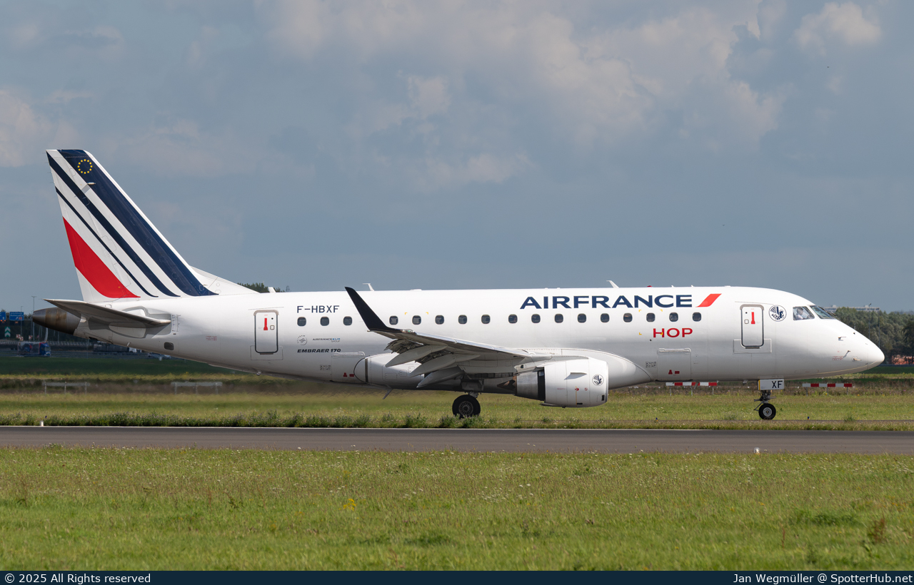 Photo of F-HBXF - Embraer ERJ-170STD operated by Air France HOP