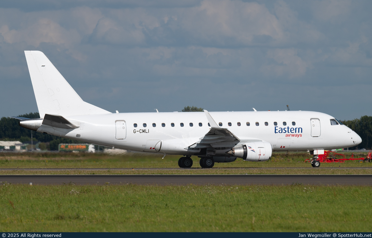 Photo of G-CMLI - Embraer ERJ-170LR operated by Eastern Airways