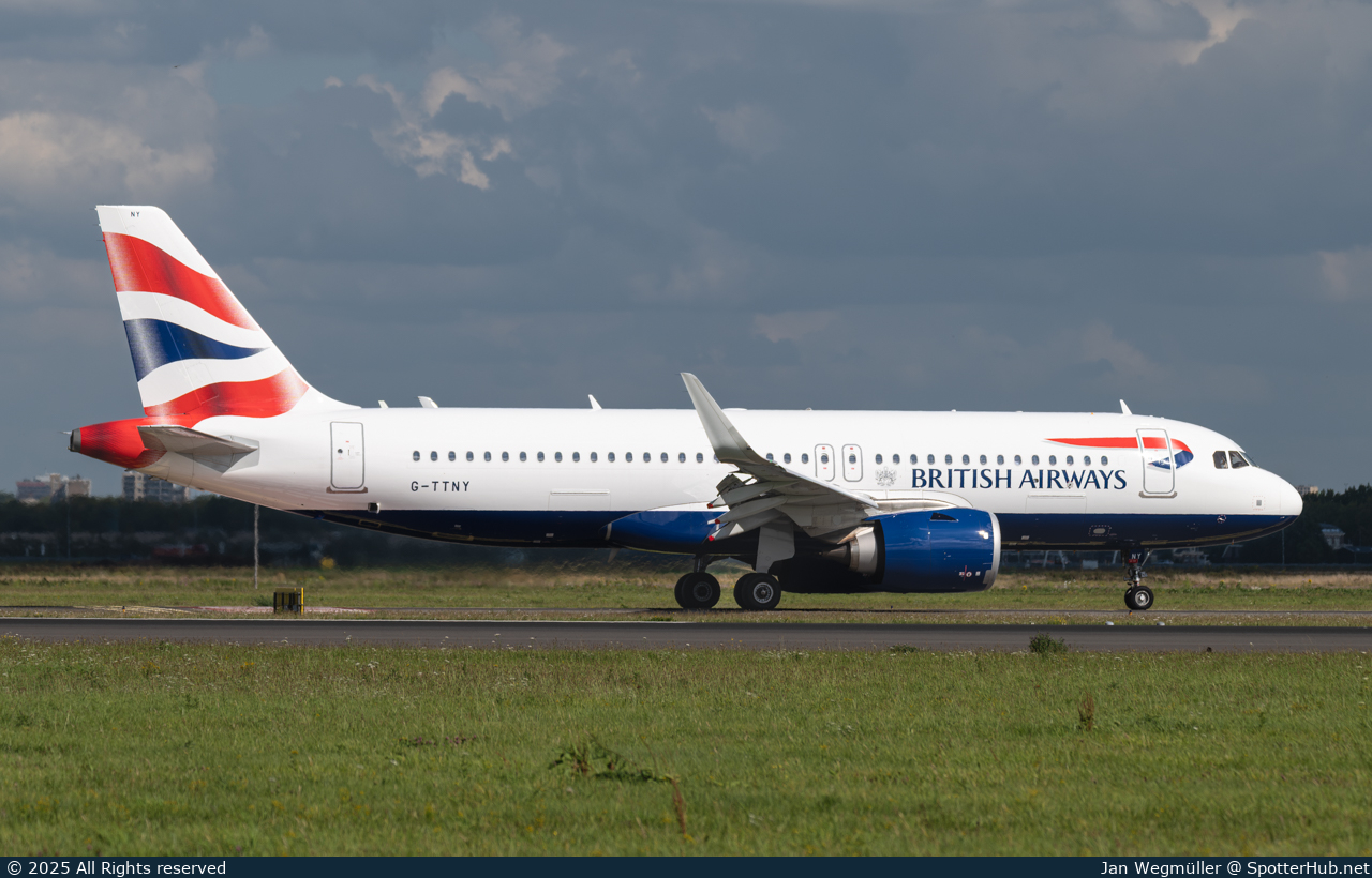 Photo of G-TTNY - Airbus A320-251N operated by British Airways