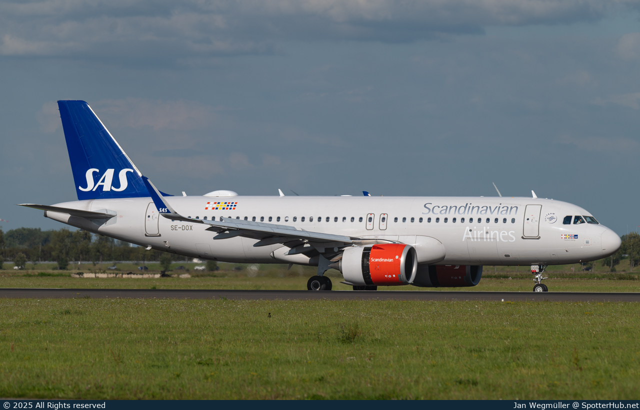 Photo of SE-DOX - Airbus A320-251N operated by SAS Scandinavian Airlines