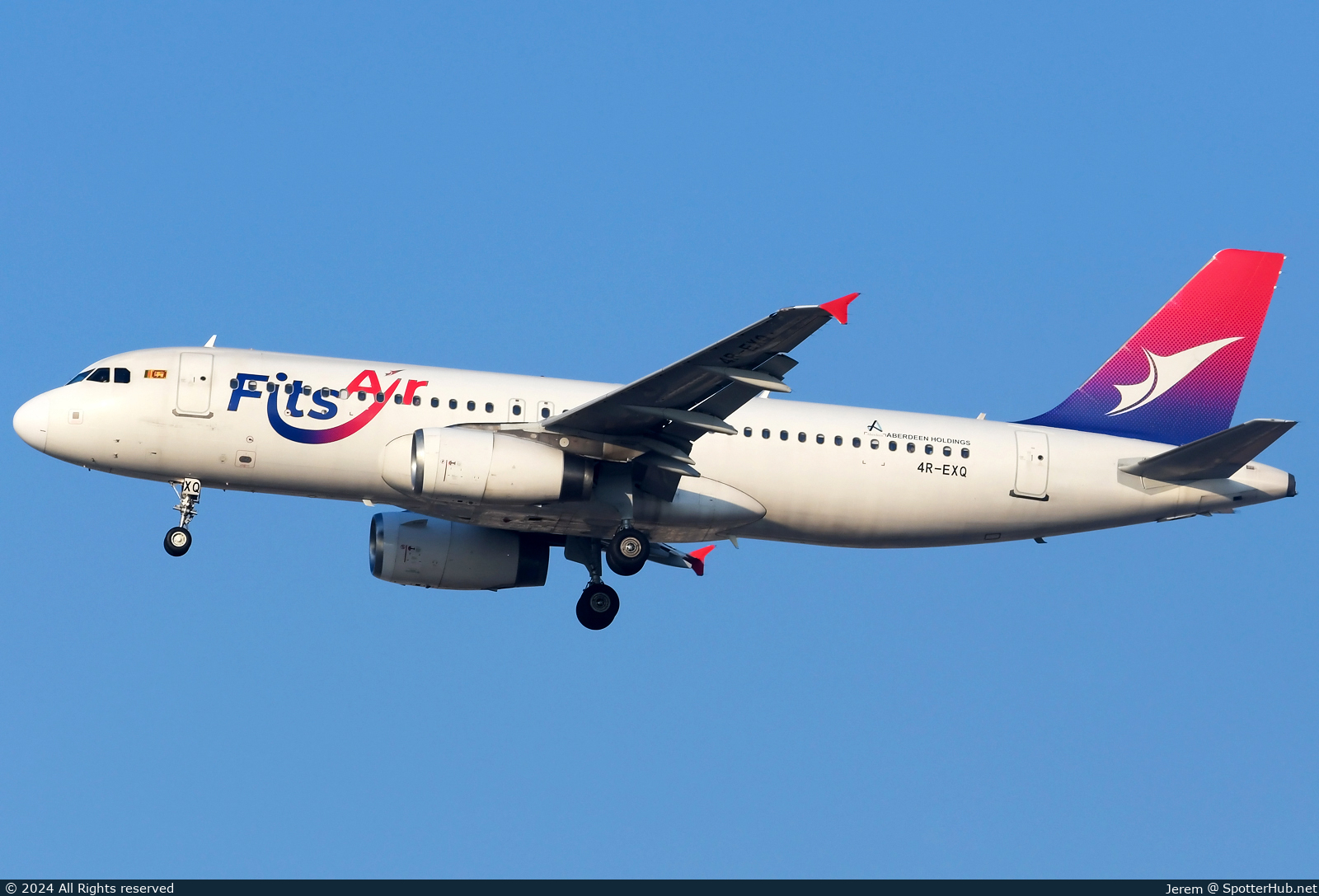 Photo of 4R-EXQ - Airbus A320-232 operated by FitsAir