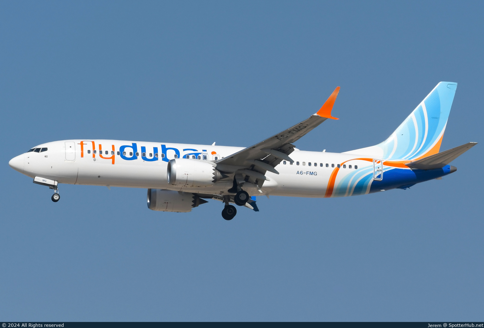 Photo of A6-FMG - Boeing 737 MAX 8 operated by flydubai