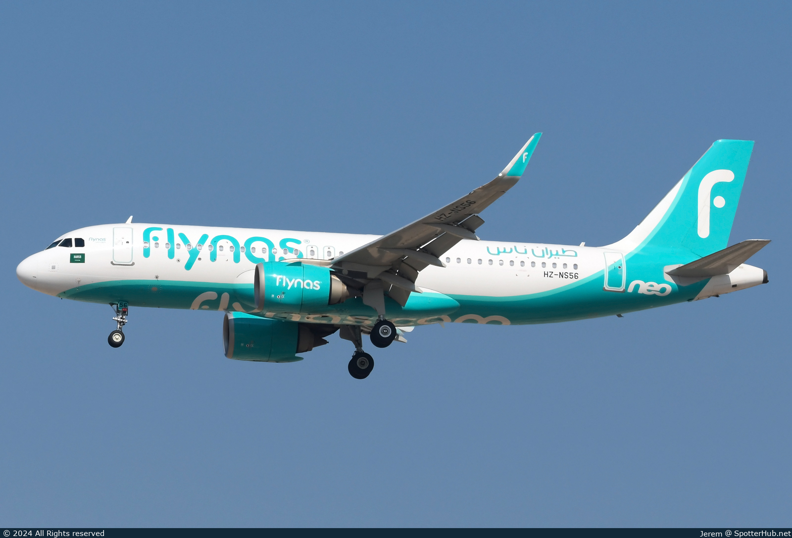 Photo of HZ-NS56 - Airbus A320-251N operated by Flynas