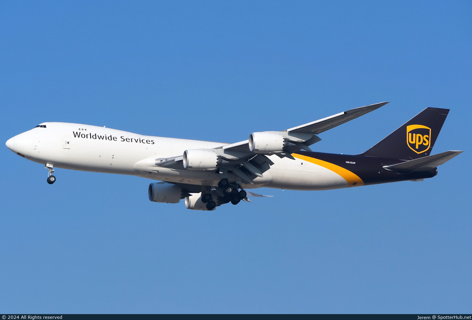 Photo of N612UP - Boeing 747-84AF operated by UPS United Parcel Service