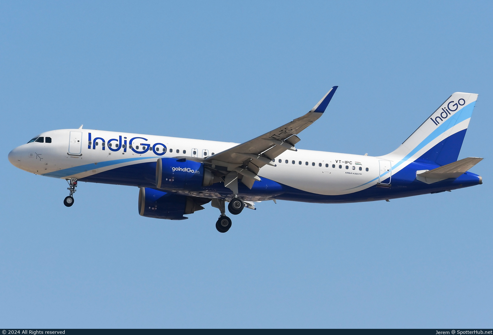 Photo of VT-IPC - Airbus A320-251N operated by IndiGo