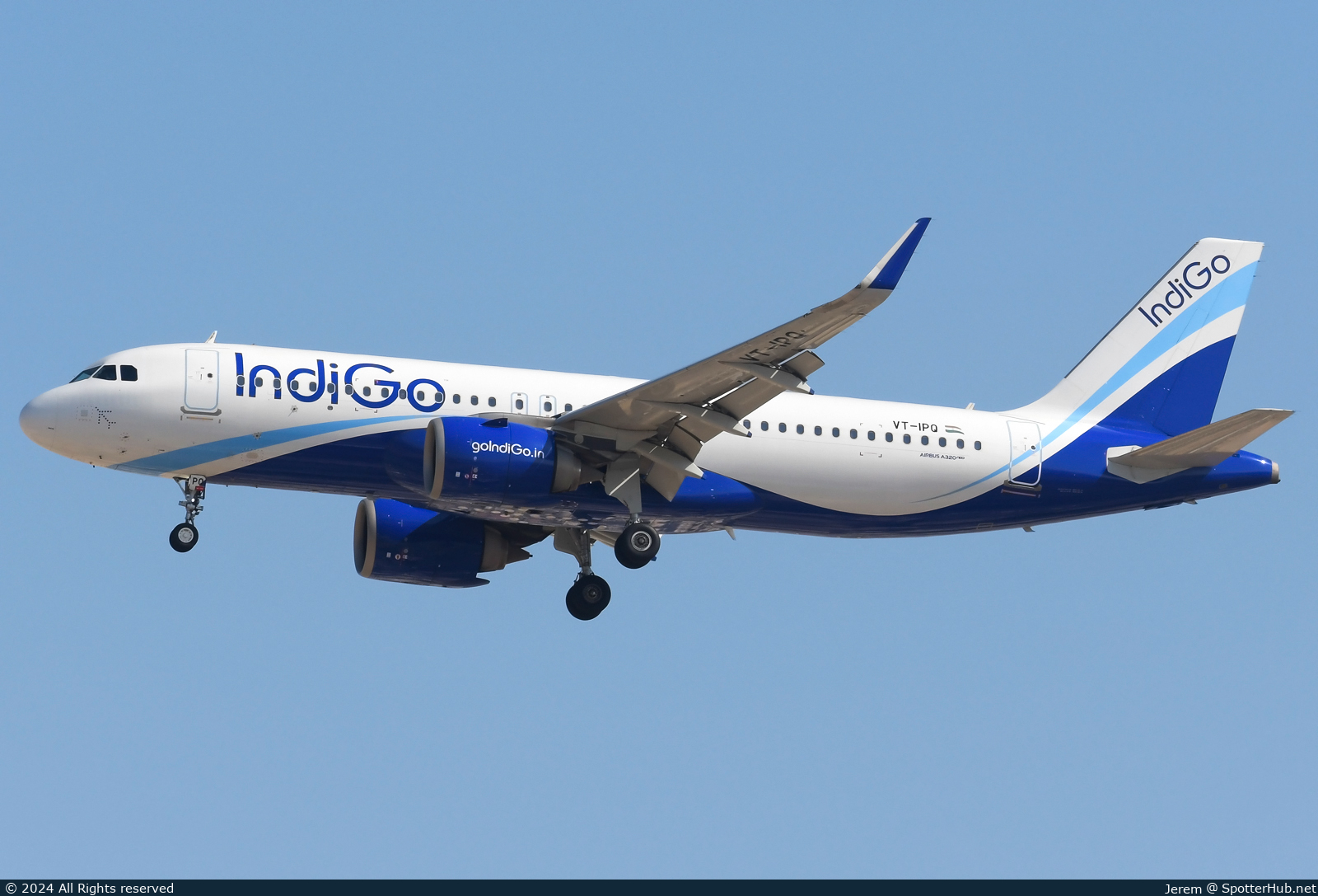 Photo of VT-IPQ - Airbus A320-251N operated by IndiGo