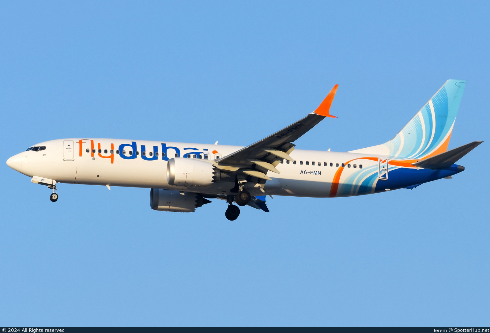 Photo of A6-FMN - Boeing 737 MAX 8 operated by flydubai