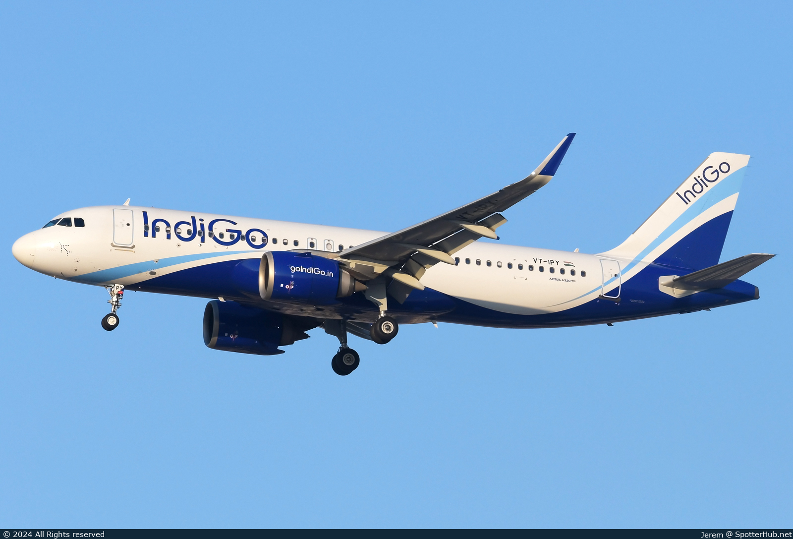 Photo of VT-IPY - Airbus A320-251N operated by IndiGo