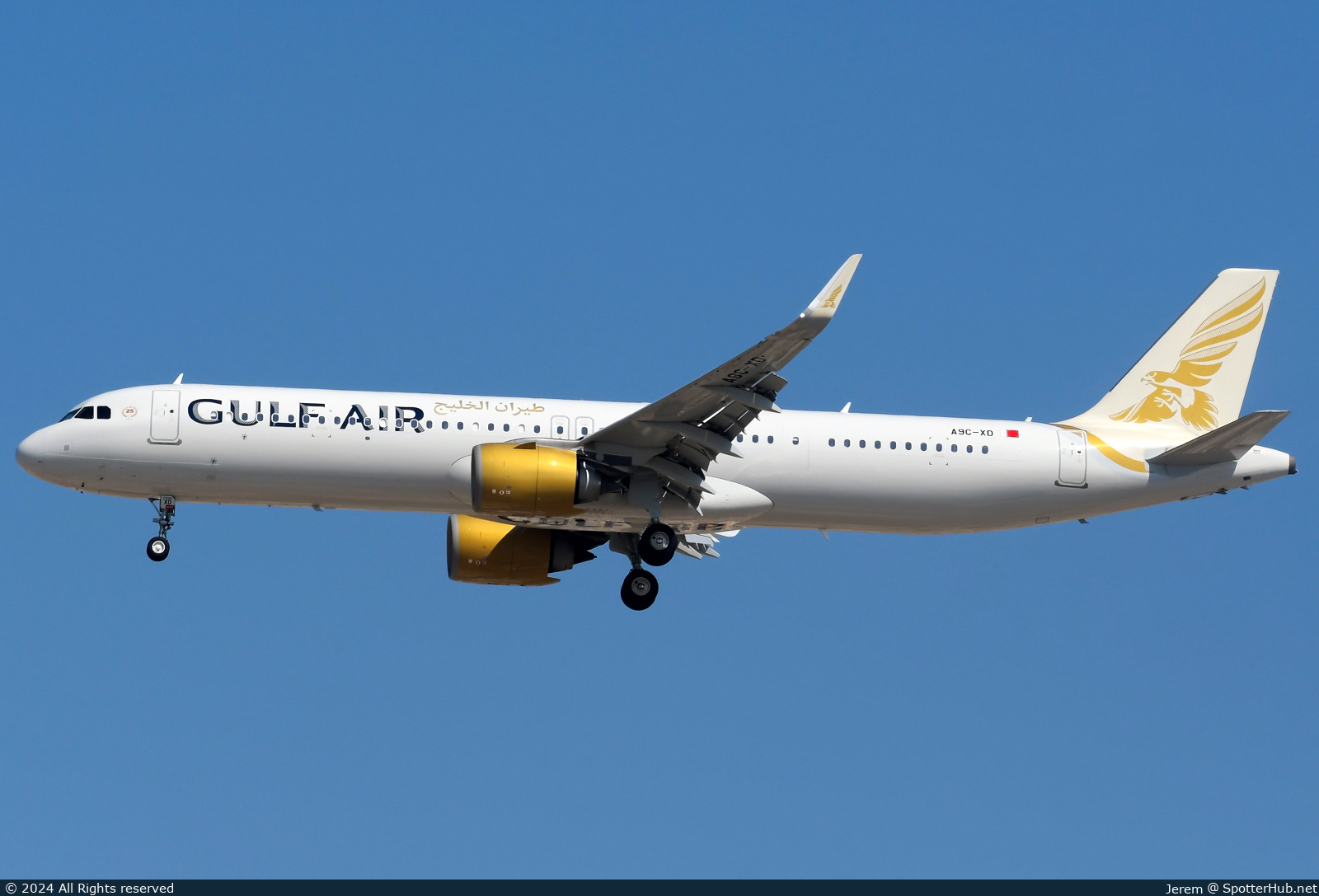 Photo of A9C-XD - Airbus A321-253NX operated by Gulf Air