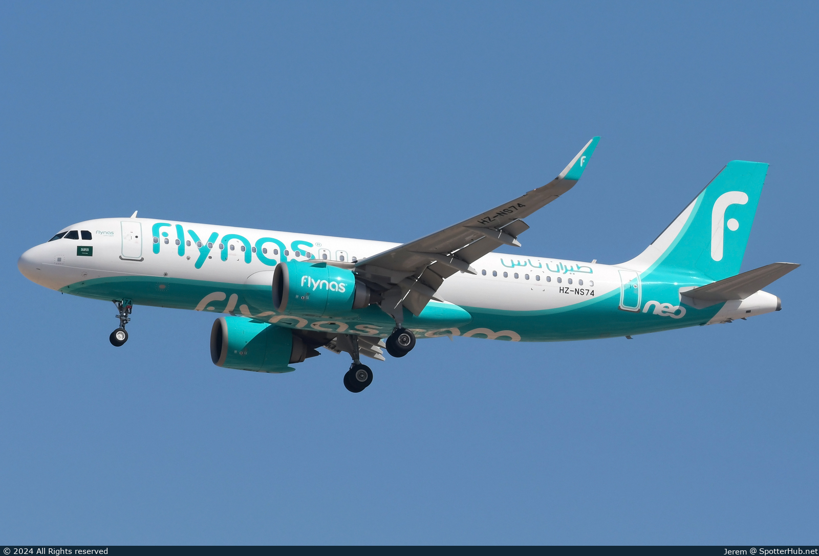 Photo of HZ-NS74 - Airbus A320-251N operated by Flynas
