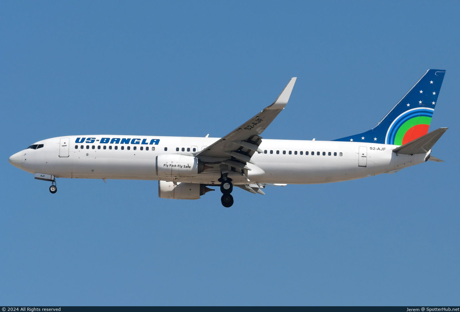 Photo of S2-AJF - Boeing 737-8GJ operated by US-Bangla Airlines