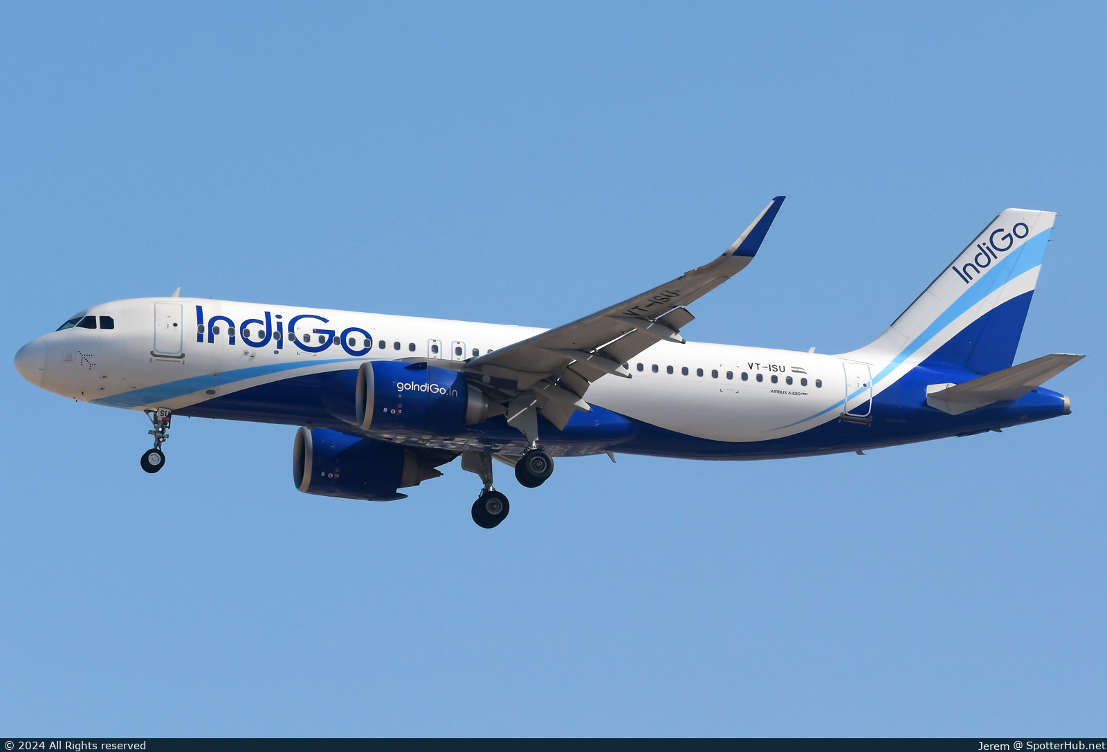 Photo of VT-ISU - Airbus A320-251N operated by IndiGo