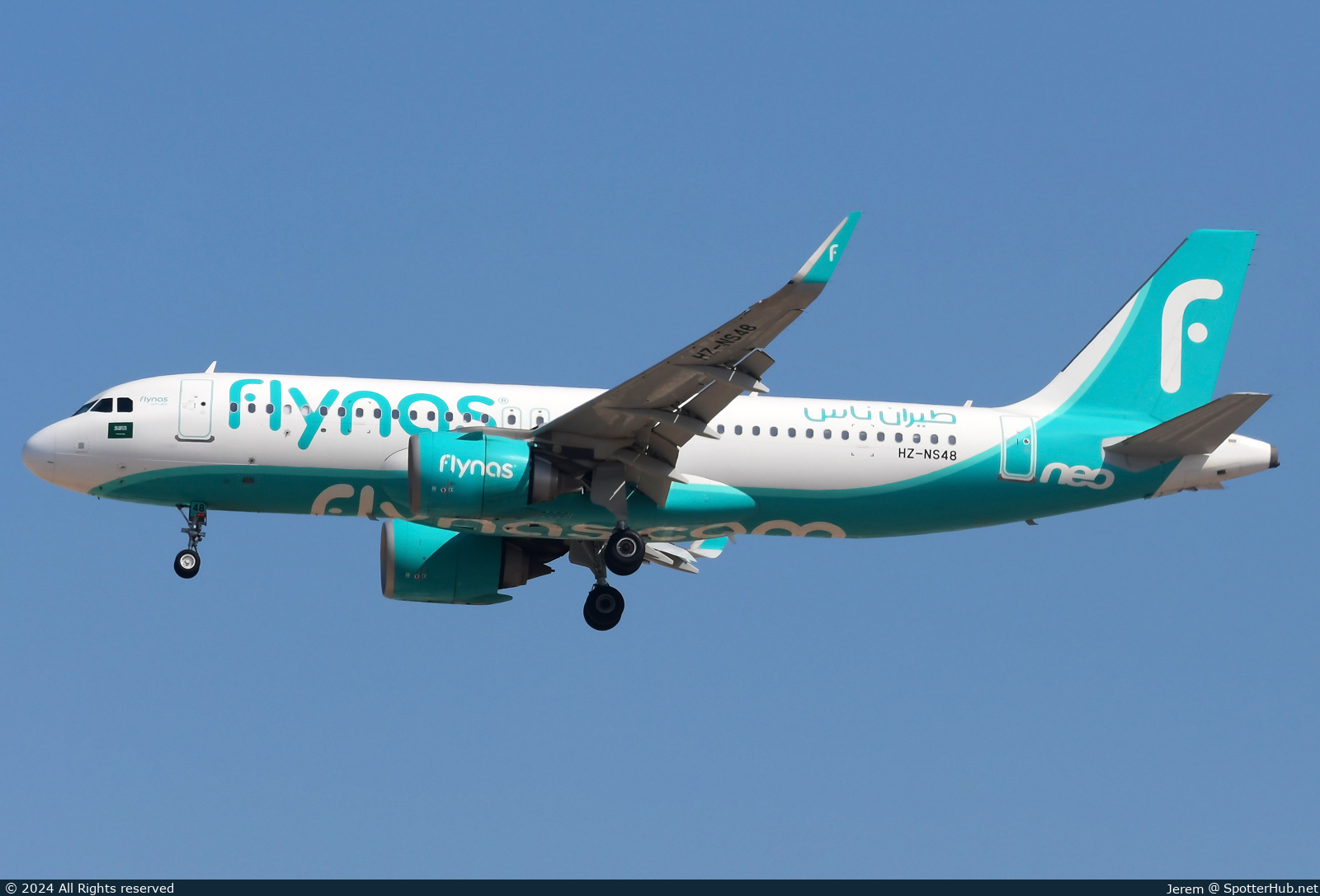 Photo of HZ-NS48 - Airbus A320-251N operated by Flynas