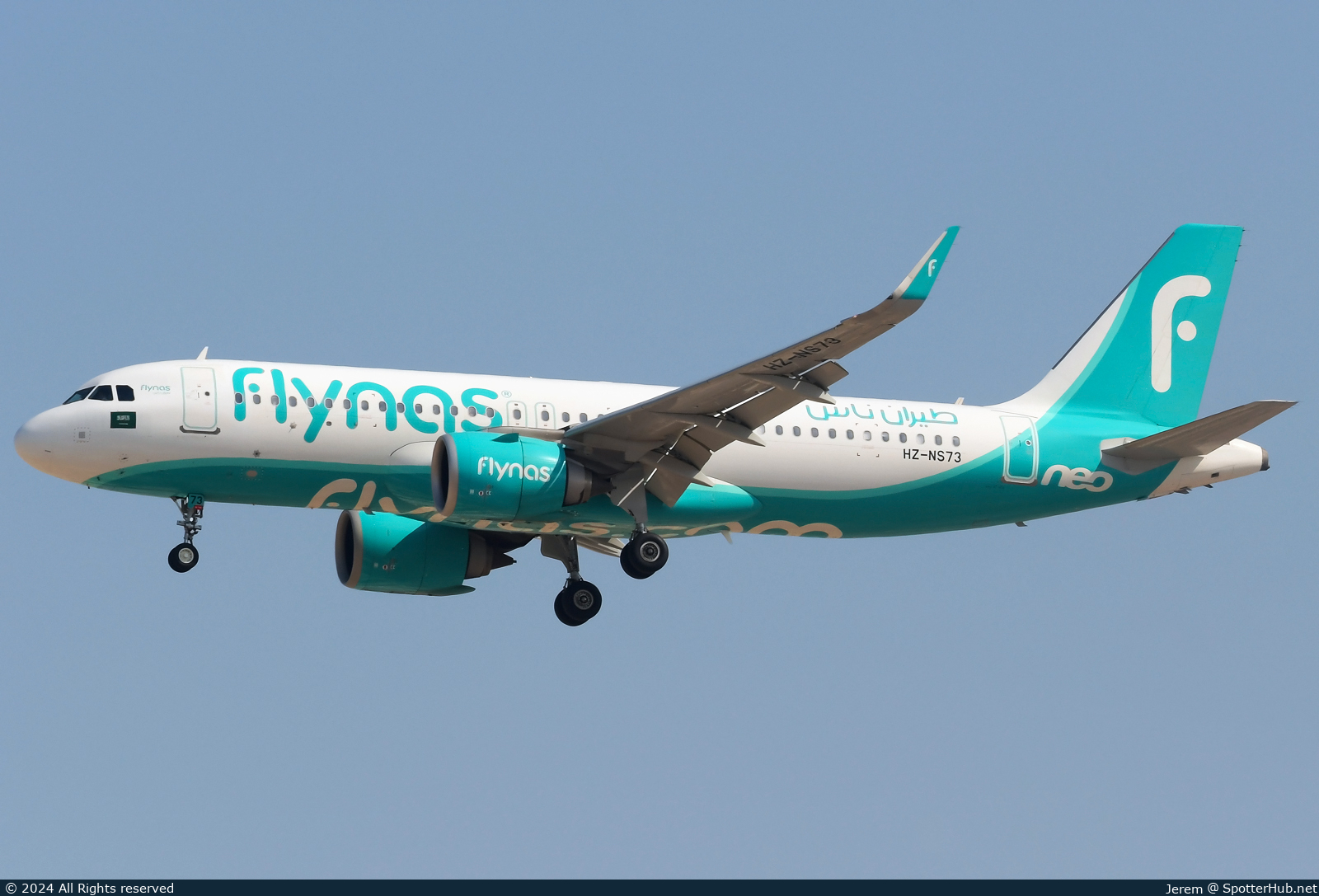 Photo of HZ-NS73 - Airbus A320-251N operated by Flynas