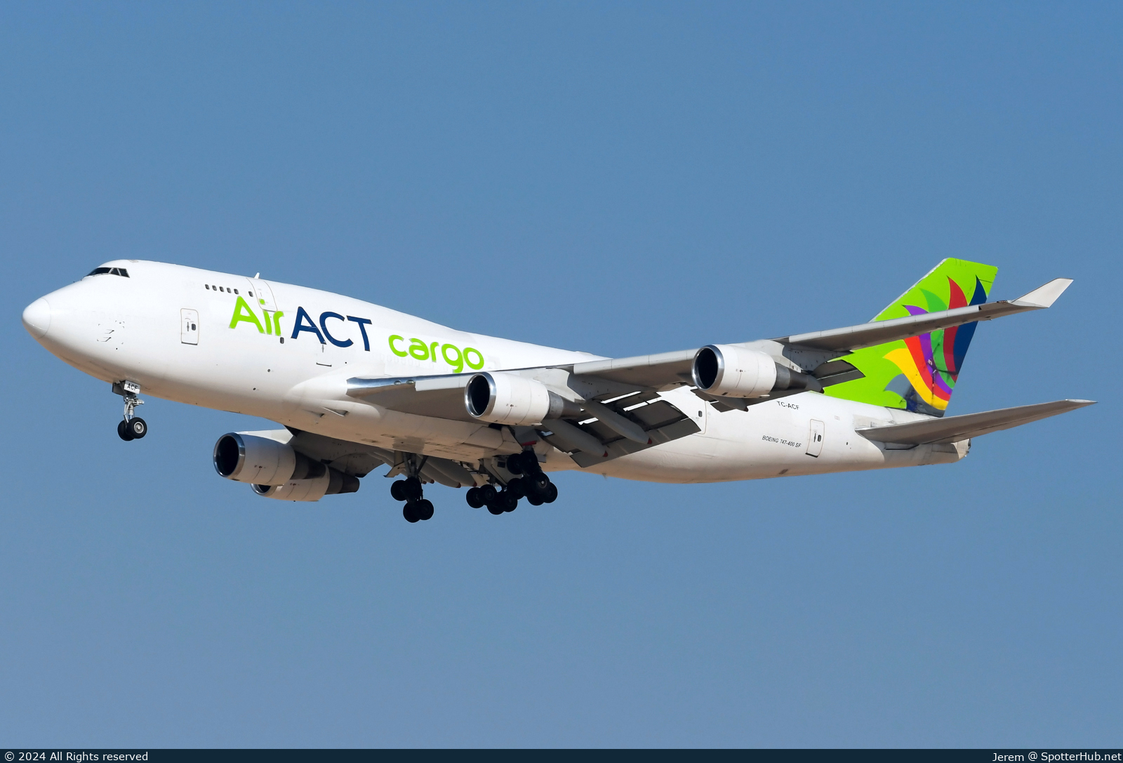 Photo of TC-ACF - Boeing 747-481(BDSF) operated by Air ACT