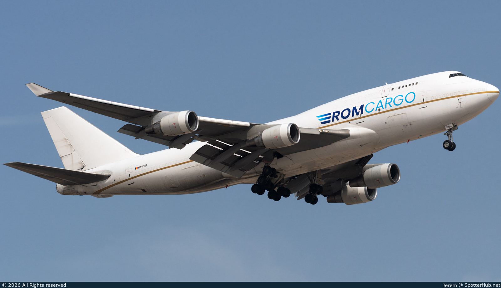 Photo of YR-FSB - Boeing 747-45E(BDSF) operated by ROM Cargo Airlines