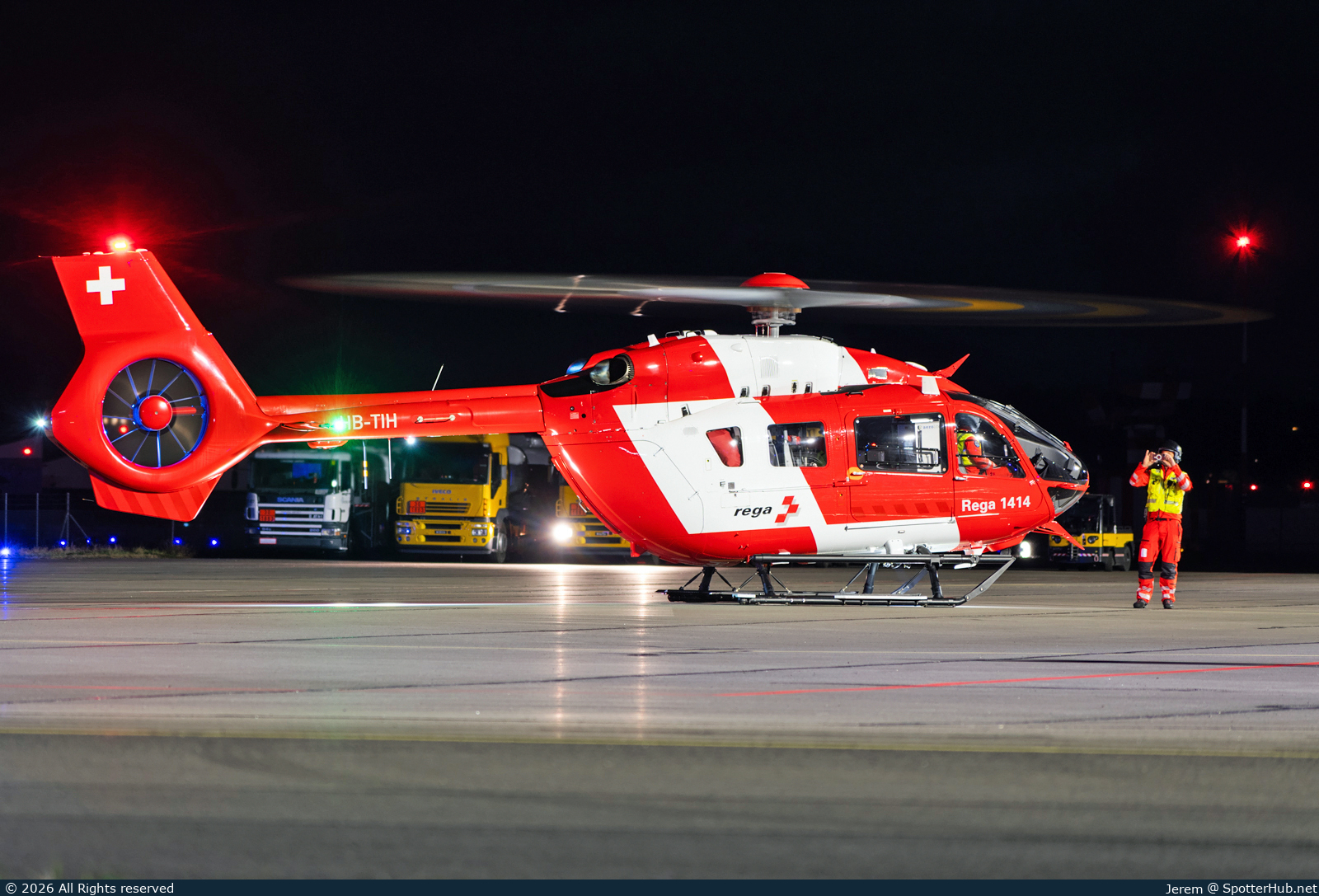 Photo of HB-TIH - Airbus Helicopters H145 operated by Rega Swiss Air-Rescue