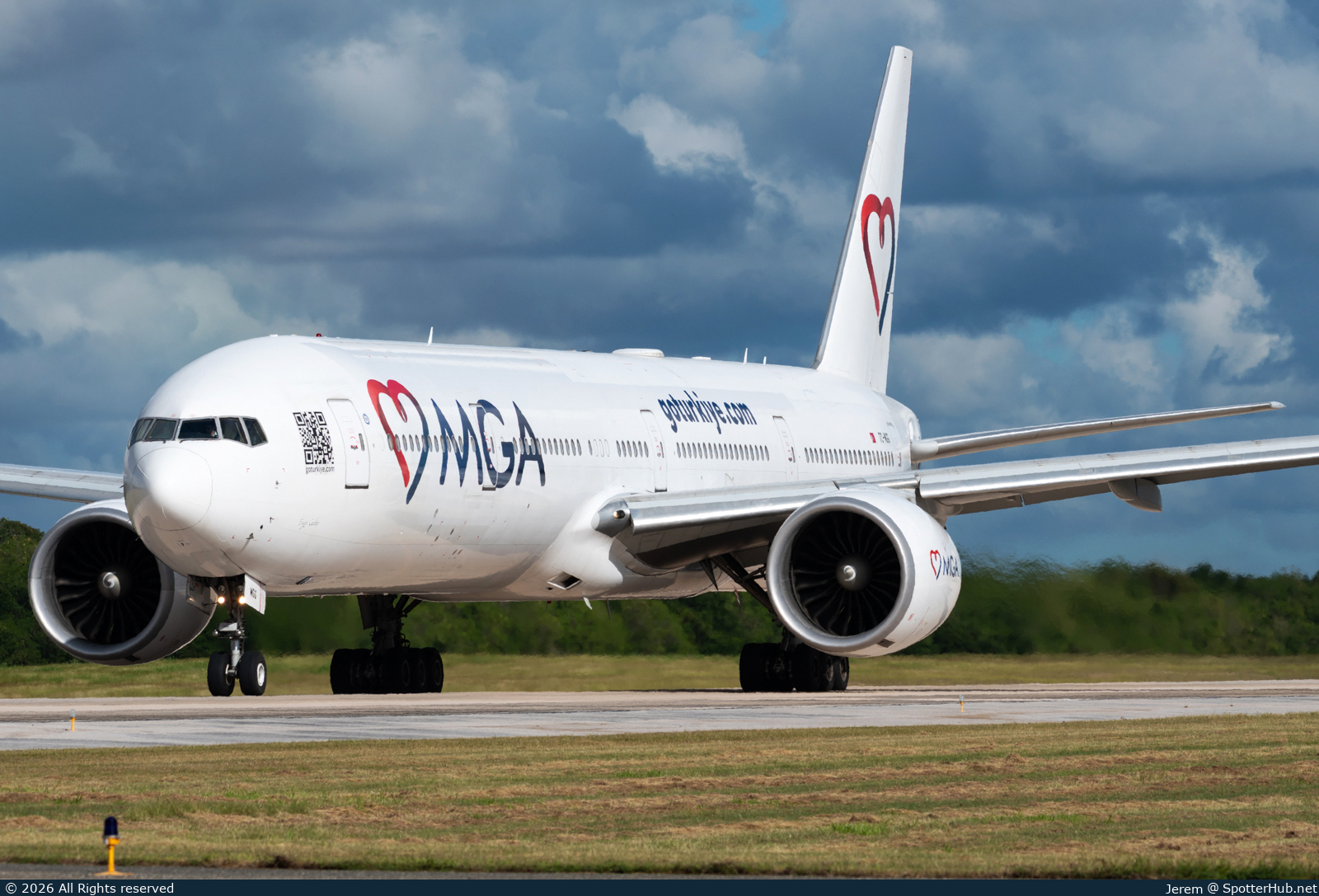 Photo of TC-MGG - Boeing 777-3ZG(ER) operated by Mavi Gök Airlines