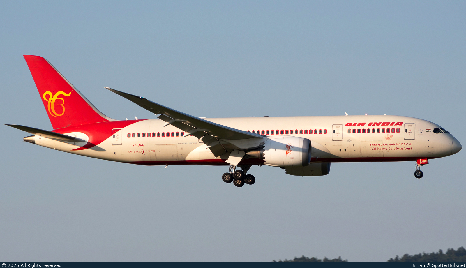 Photo of VT-ANQ - Boeing 787-8 Dreamliner operated by Air India