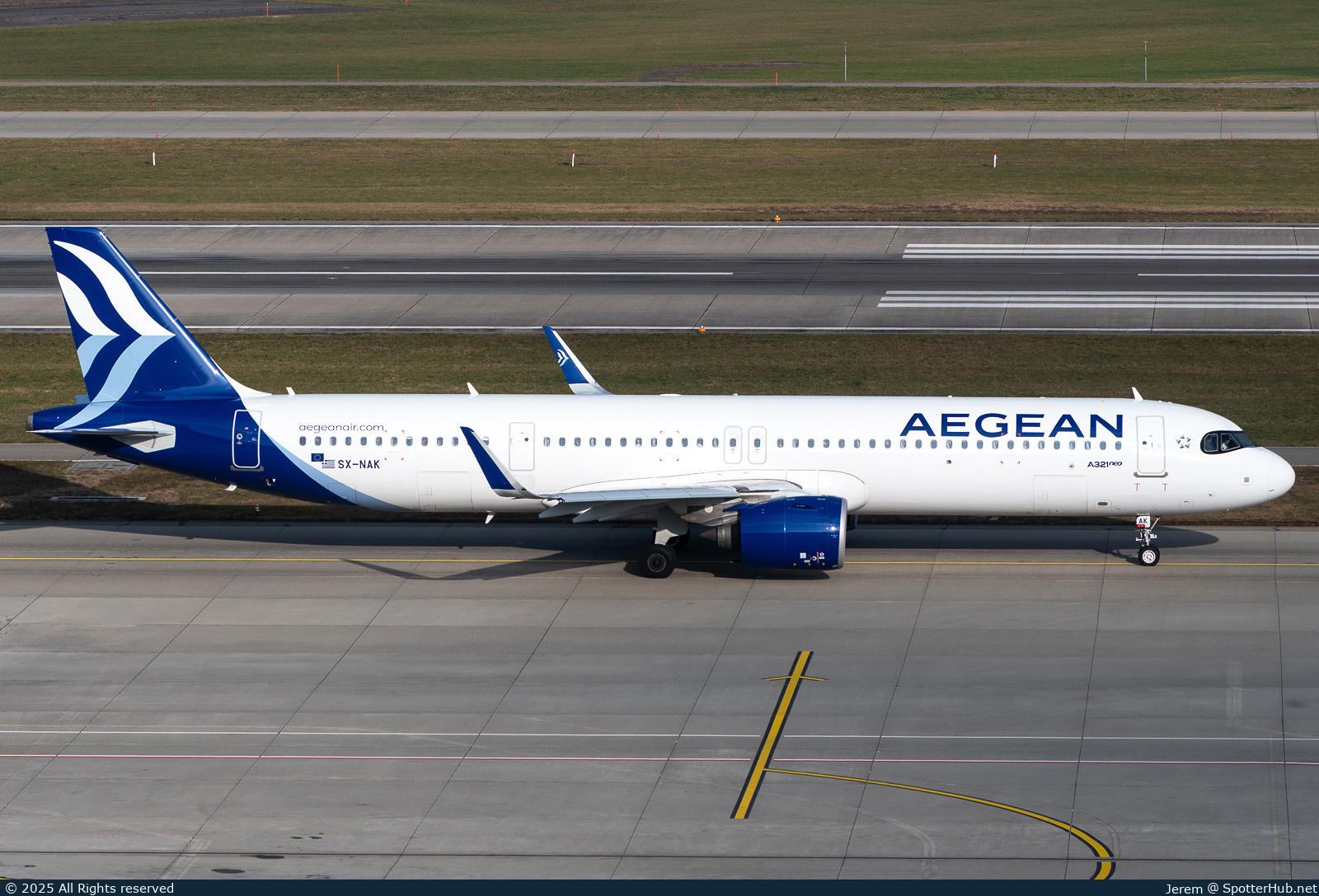 Photo of SX-NAK - Airbus A321-271NX operated by Aegean Airlines
