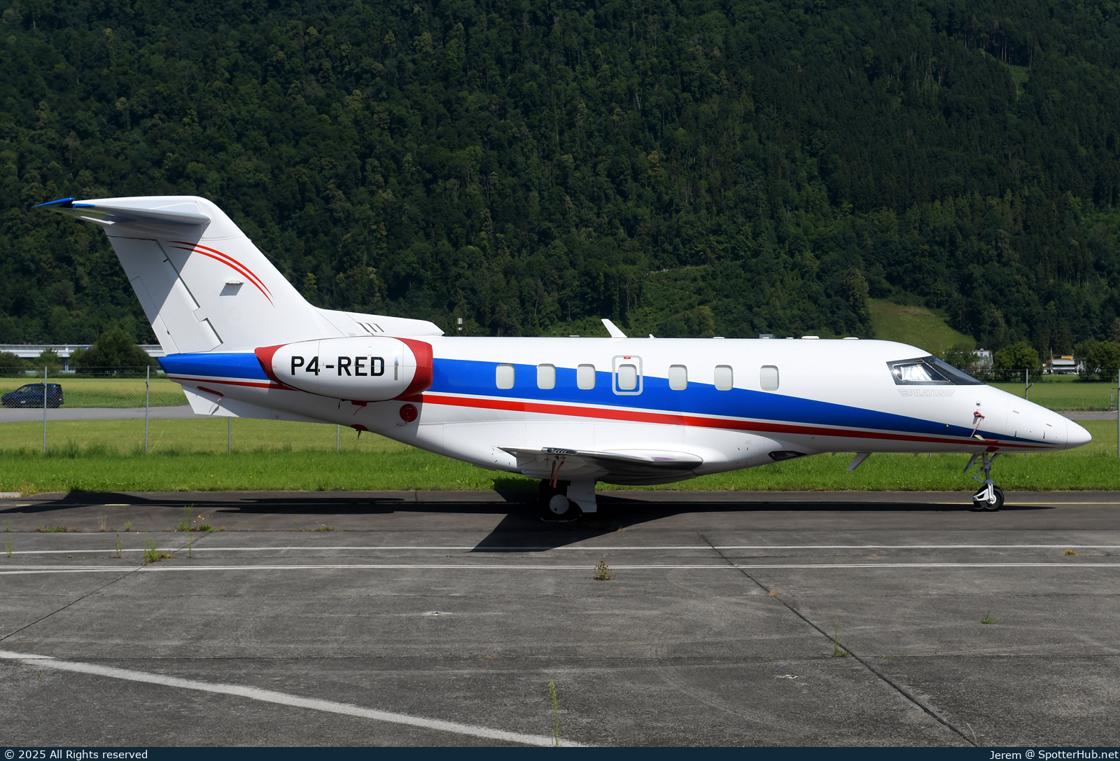 Photo of P4-RED - Pilatus PC-24 operated by Private