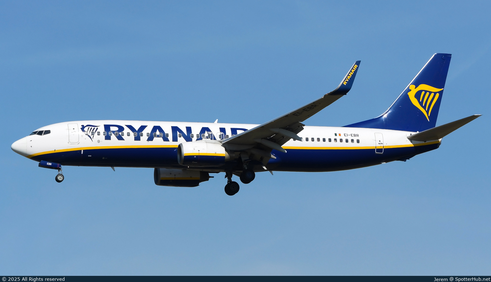 Photo of EI-EBR - Boeing 737-8AS operated by Ryanair