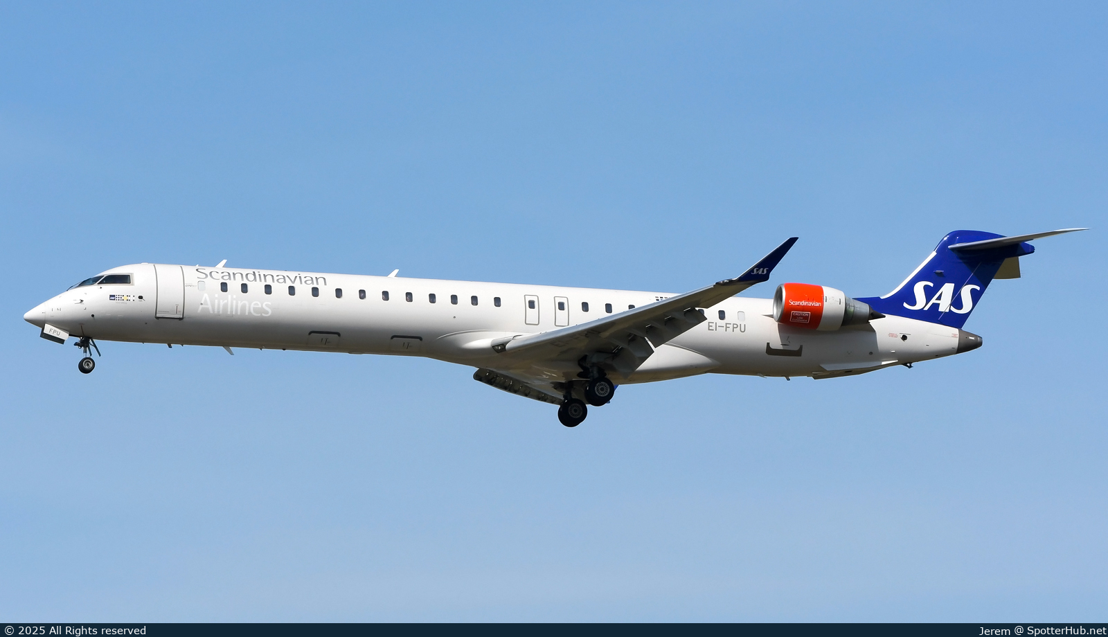 Photo of EI-FPU - Bombardier CRJ-900LR operated by SAS Scandinavian Airlines (opb CityJet)