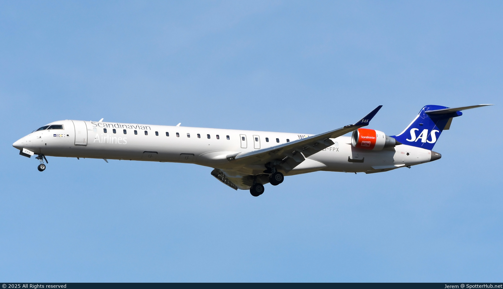 Photo of EI-FPX - Bombardier CRJ-900LR operated by SAS Scandinavian Airlines (opb CityJet)
