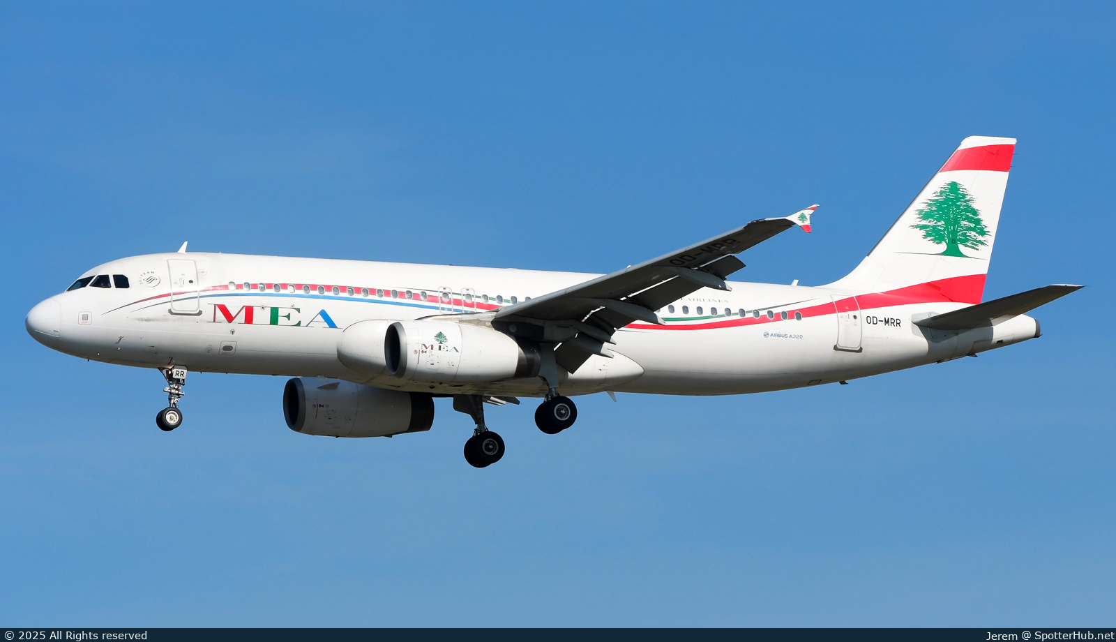 Photo of OD-MRR - Airbus A320-232 operated by MEA Middle East Airlines
