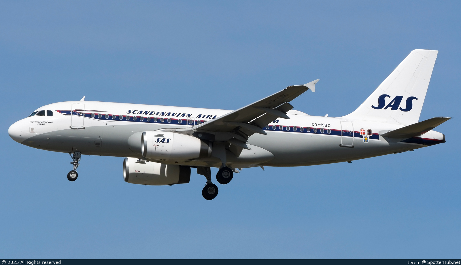 Photo of OY-KBO - Airbus A319-132 operated by SAS Scandinavian Airlines