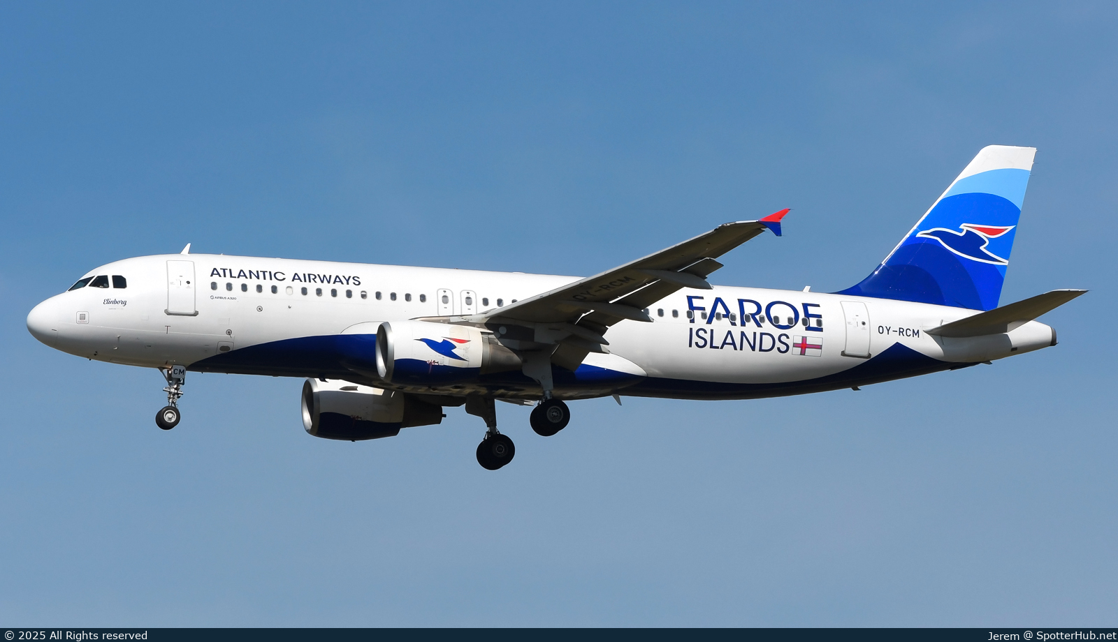 Photo of OY-RCM - Airbus A320-214 operated by Atlantic Airways
